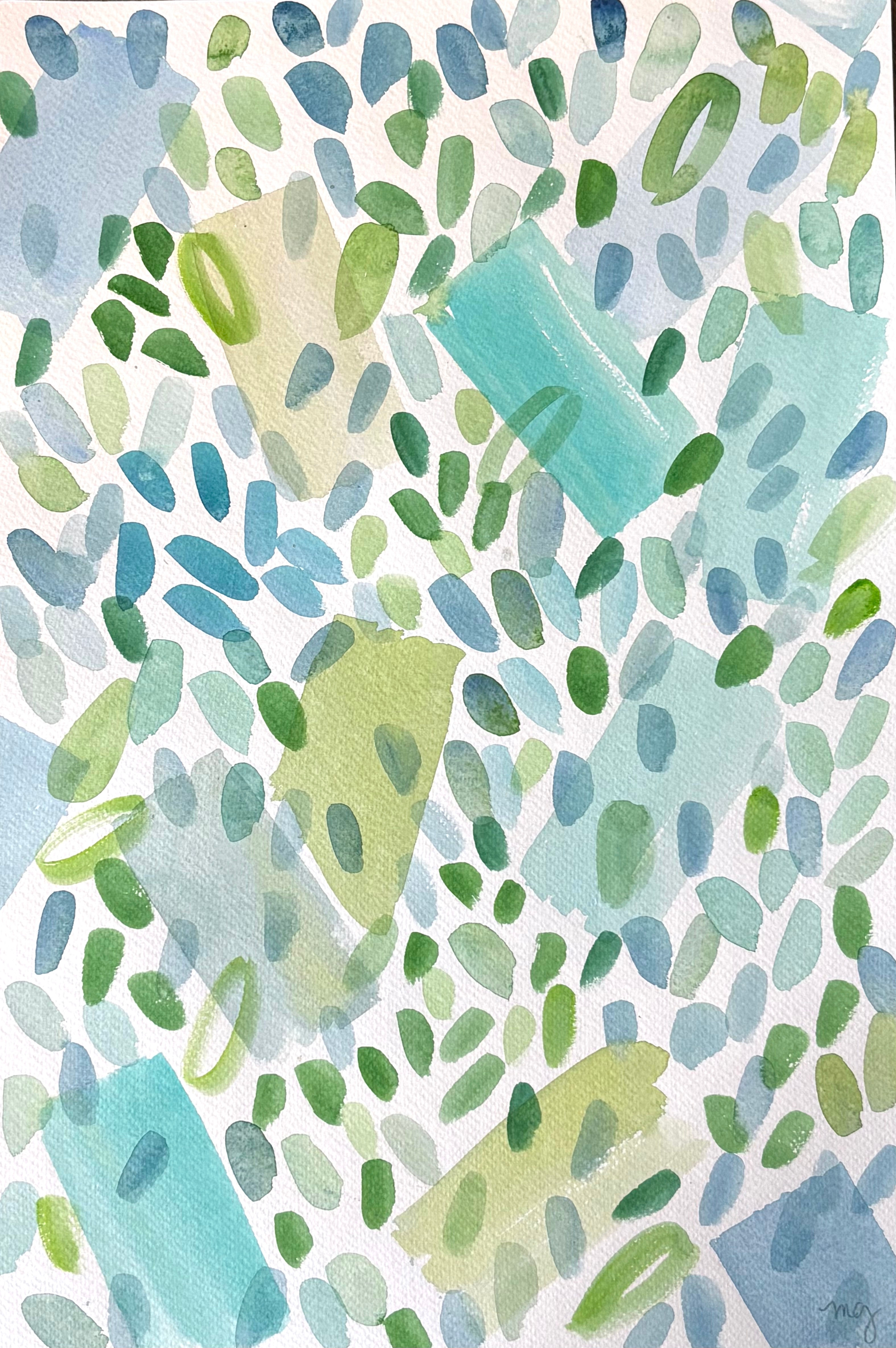 Vacation Palette - 12x18 watercolor
