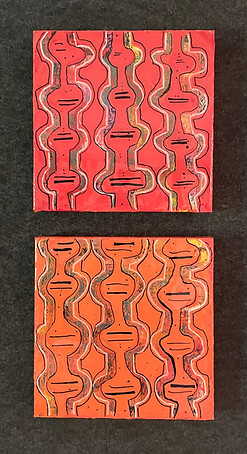 Genie In A Bottle I & II 12_x12_ each