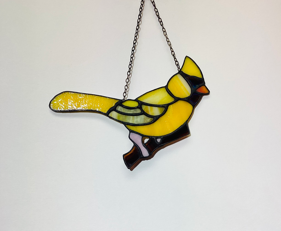 Yellow cardinal 6”x7”