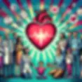 DALL·E 2025-01-26 16.45.46 - A comic book style image representing awareness about cardiac
