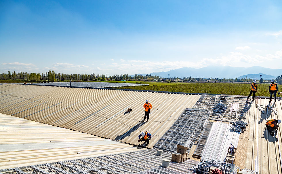 Construcción Planta Solar Tuncahue