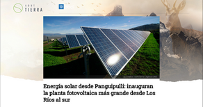 Energía solar desde Panguipulli: inauguran la planta fotovoltaica más grande desde Los Ríos al sur