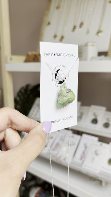 Thumbnail: Chrysoprase Necklace - Heart Chakra