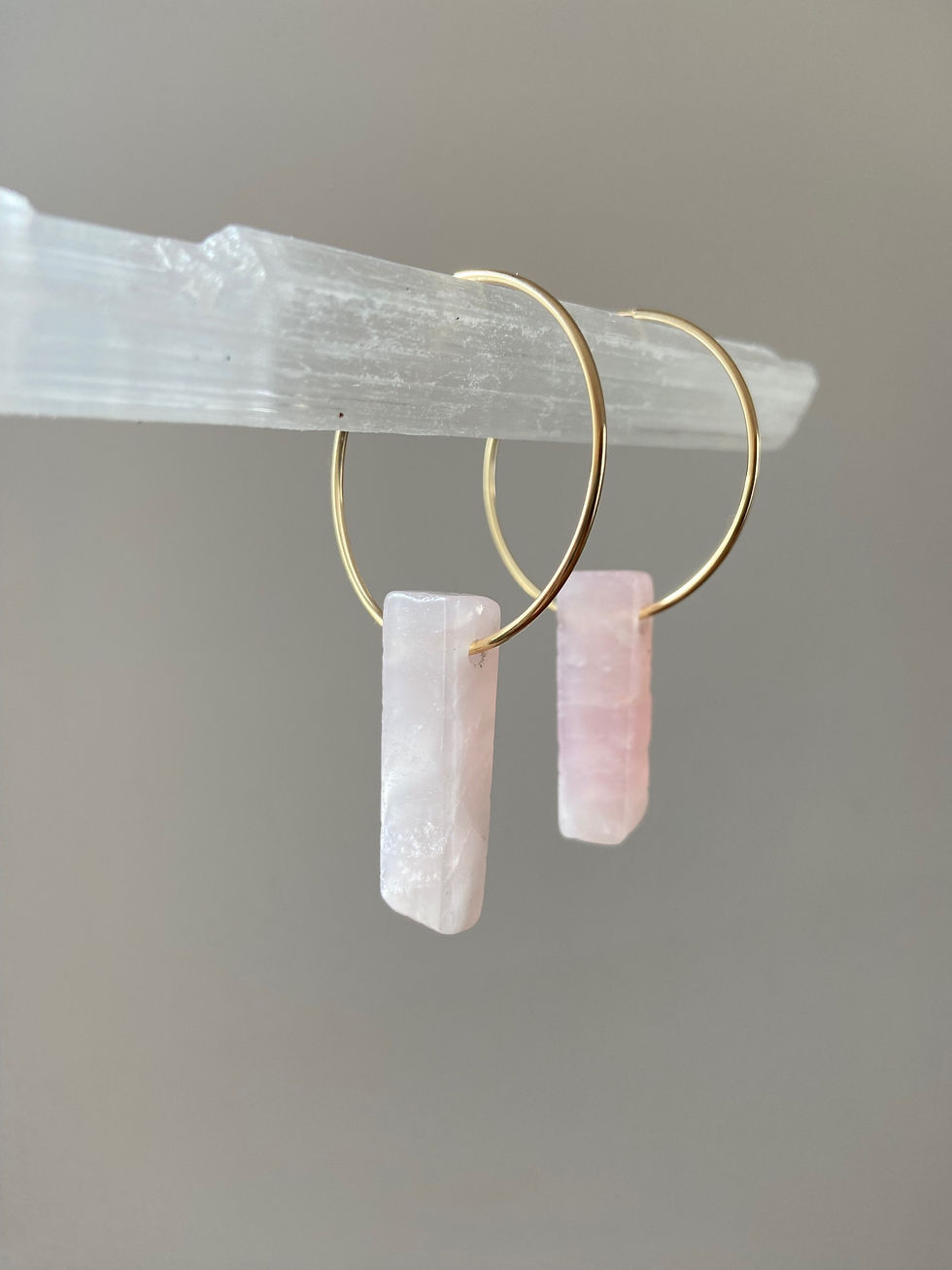 Thumbnail: Crystal Hoop Earrings