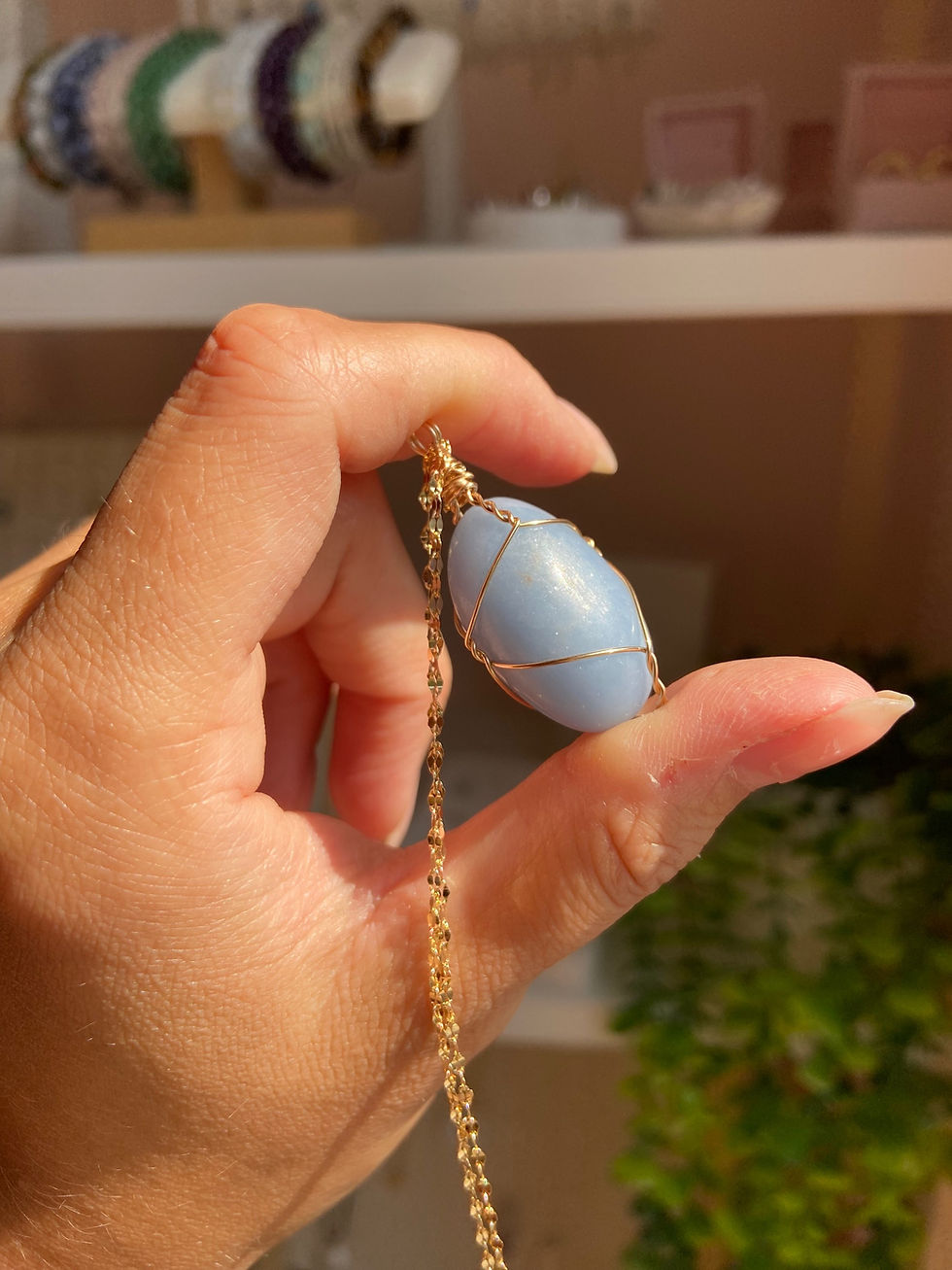Thumbnail: Angelite Necklace