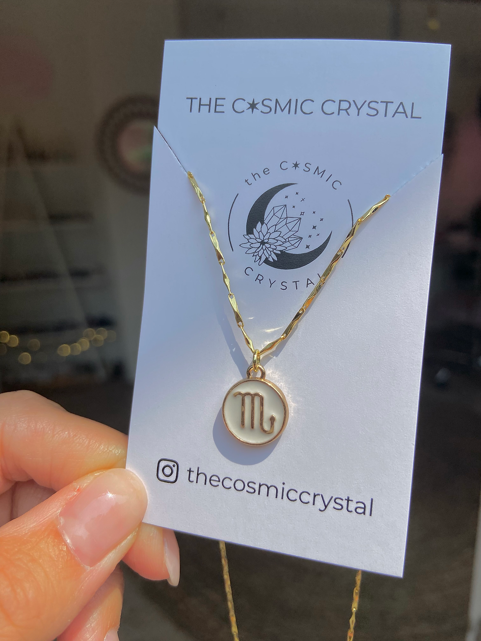 Thumbnail: Zodiac Necklace (White)