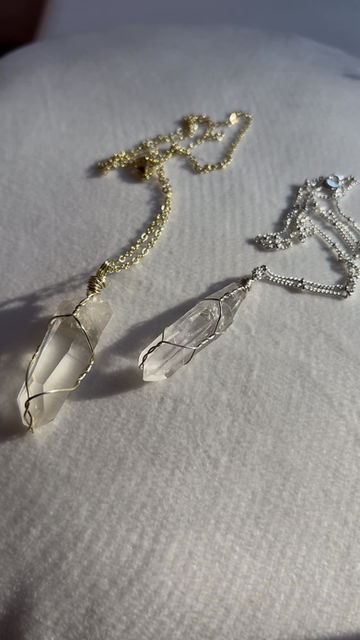 Thumbnail: Lemurian Quartz Necklace