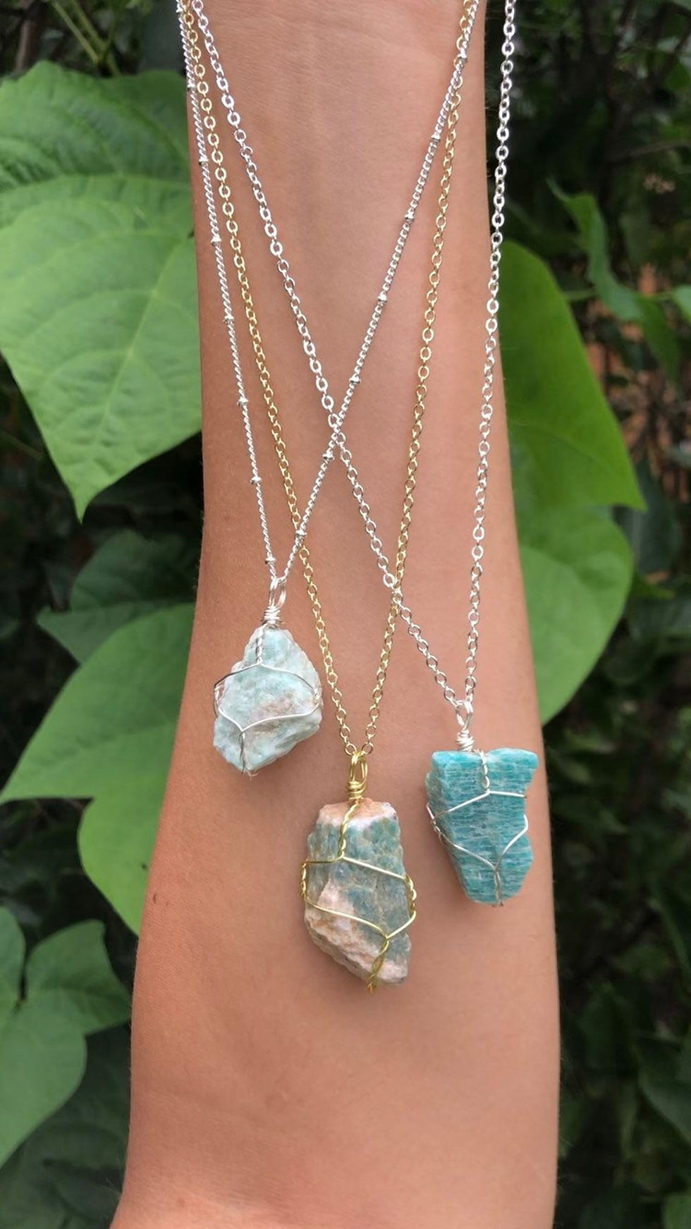 Thumbnail: Raw Amazonite Necklace