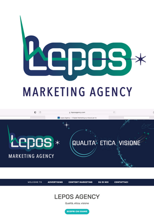 Creazione logo e favicon per Lepos marketing Agency