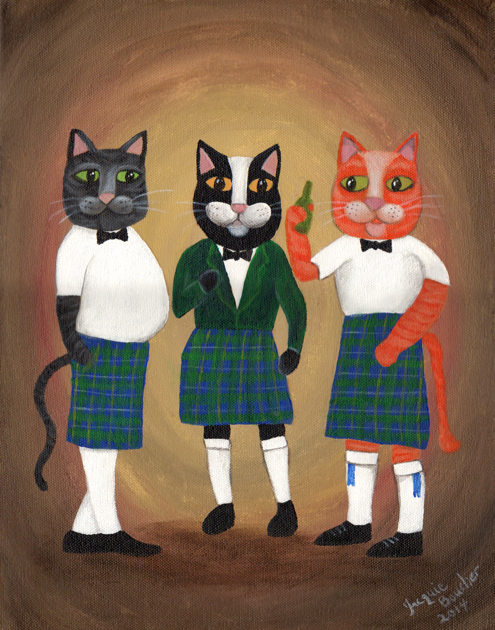 Cats in kilts
