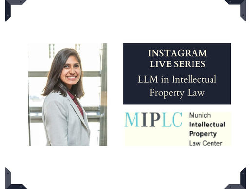 Meenakshi Prasad on LLM in IP & Competition Law from Munich Intellectual Property Law Center