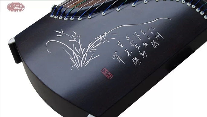 Thumbnail: 初學必備-清風竹影黑檀古箏
