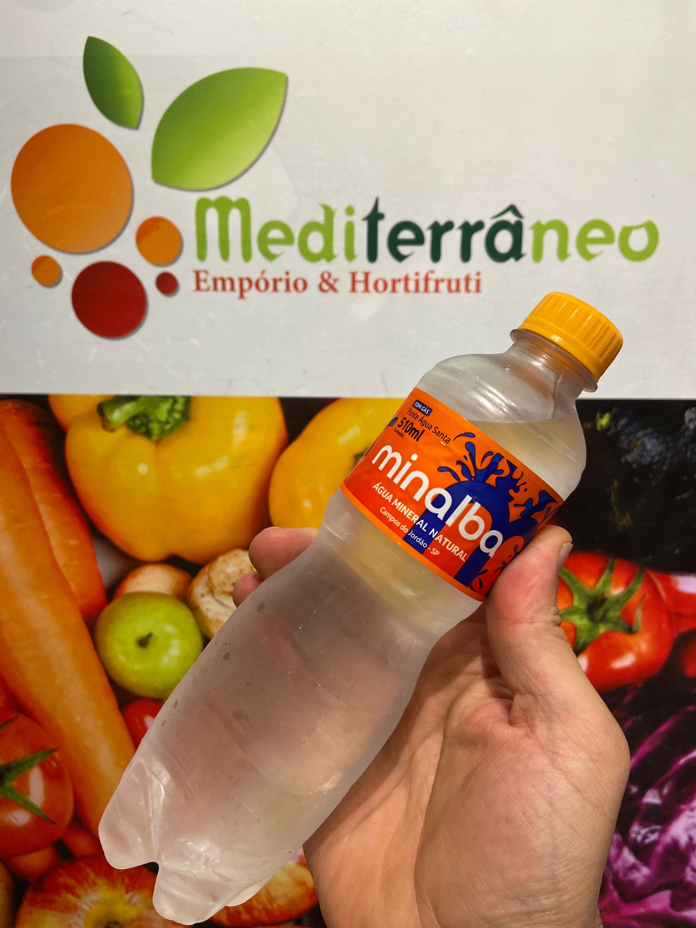 Água mineral c/ gás Minalba 510ml