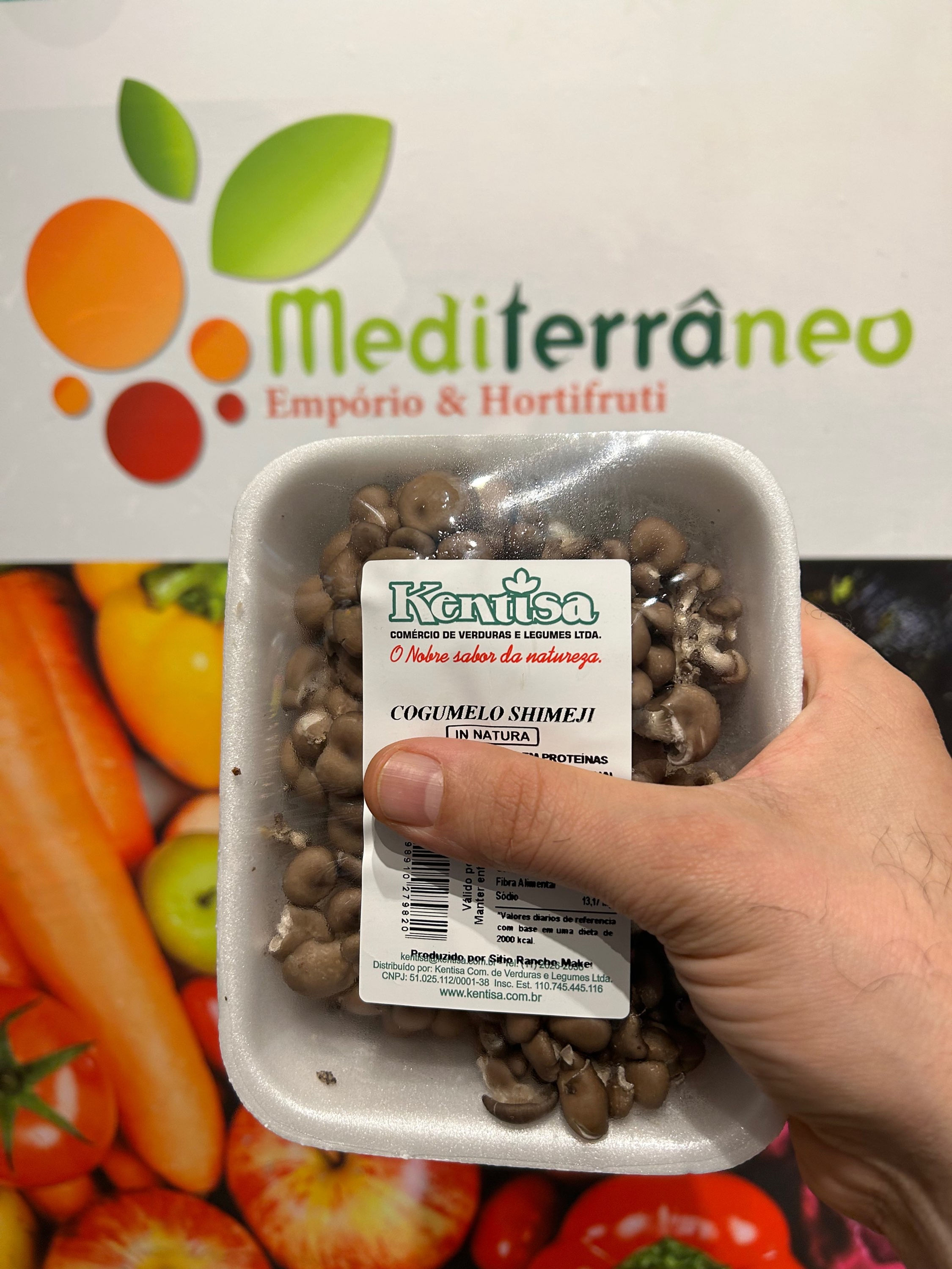 Cogumelo shimeji preto - bandeja