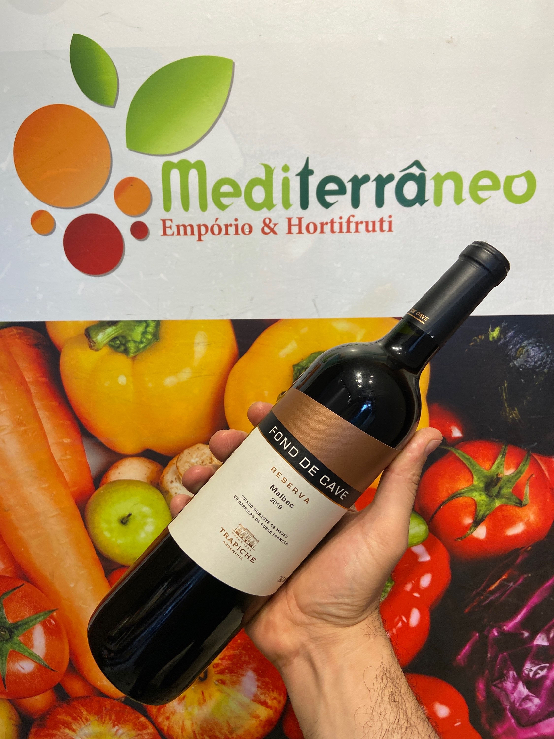 Vinho tinto Trapiche Fond de cave Malbec 2019 750ml