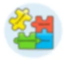 A four-piece jigsaw puzzle representing the four design principles: perceivable, operable, understandable, robust.