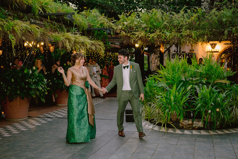 photo of the mom and son first dance at hacienda siesta alegre