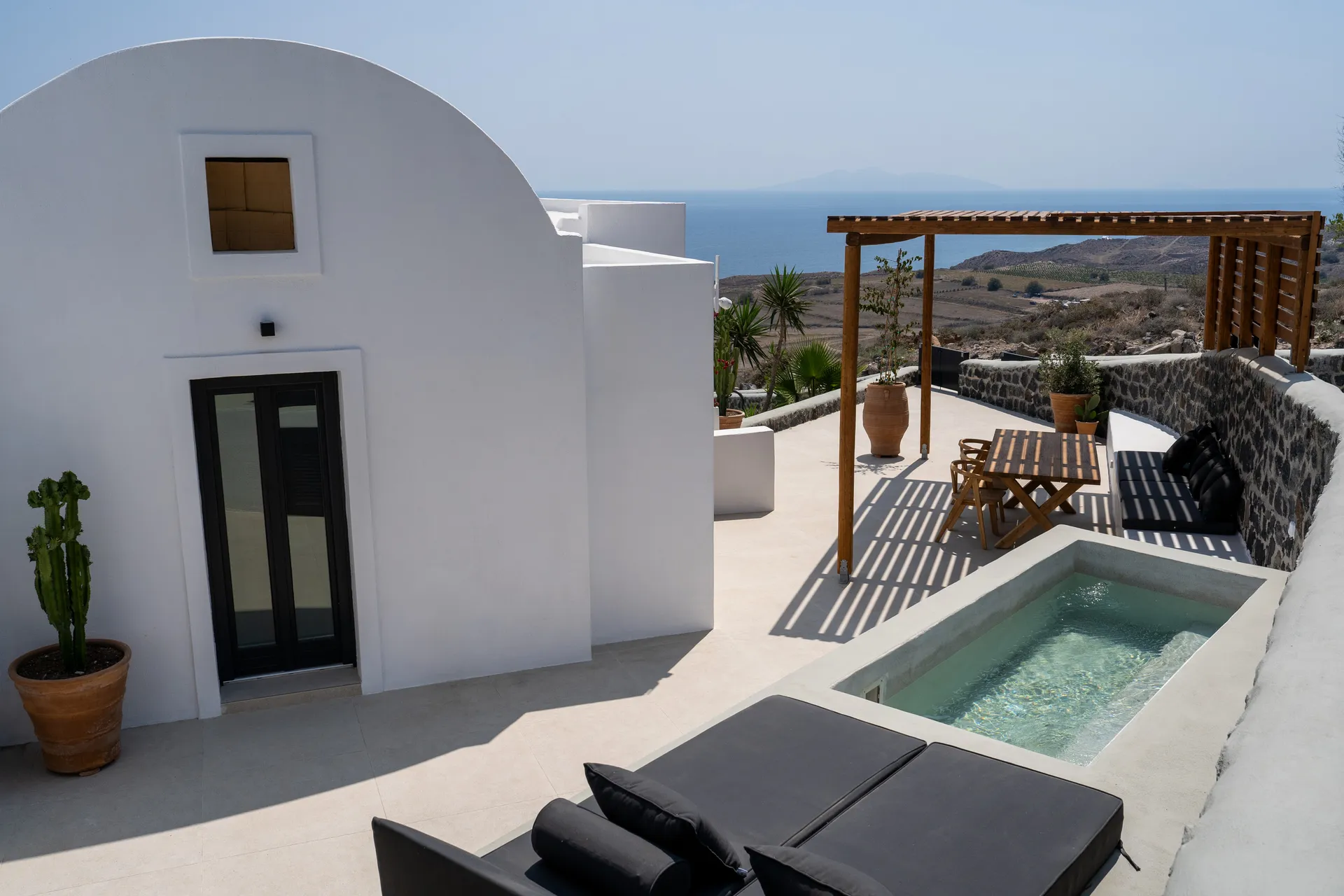 Private Suite Hot Tub Upgrade in Santorini