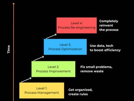 A Guide for CEOs & Founders: Navigating the 4 Levels of Process Maturity