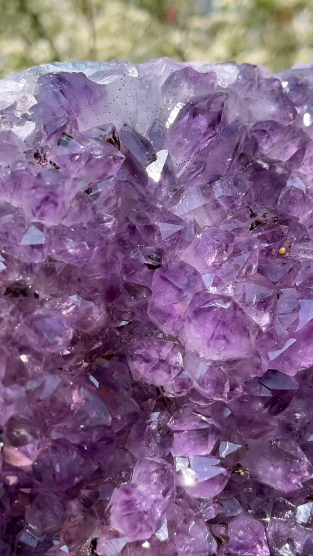 Amethyst Dreieck/ Ladestation 💜
