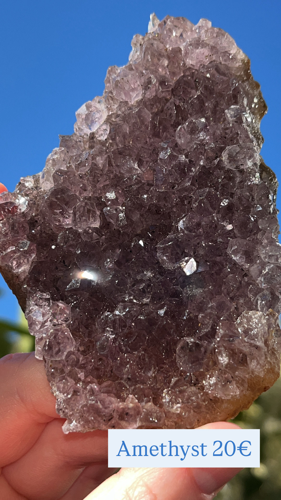 Amethyst Stück/ Ladestation 💜