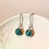 Thumbnail: Copper Turquoise Dangle earrings