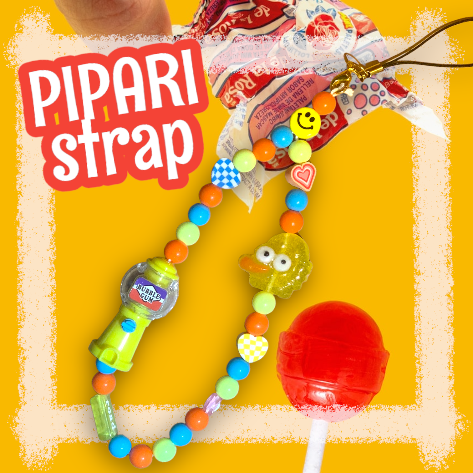 【再販】ラス1😭🙏さわ吉手作りパーツストラップ🥰❣️🌈