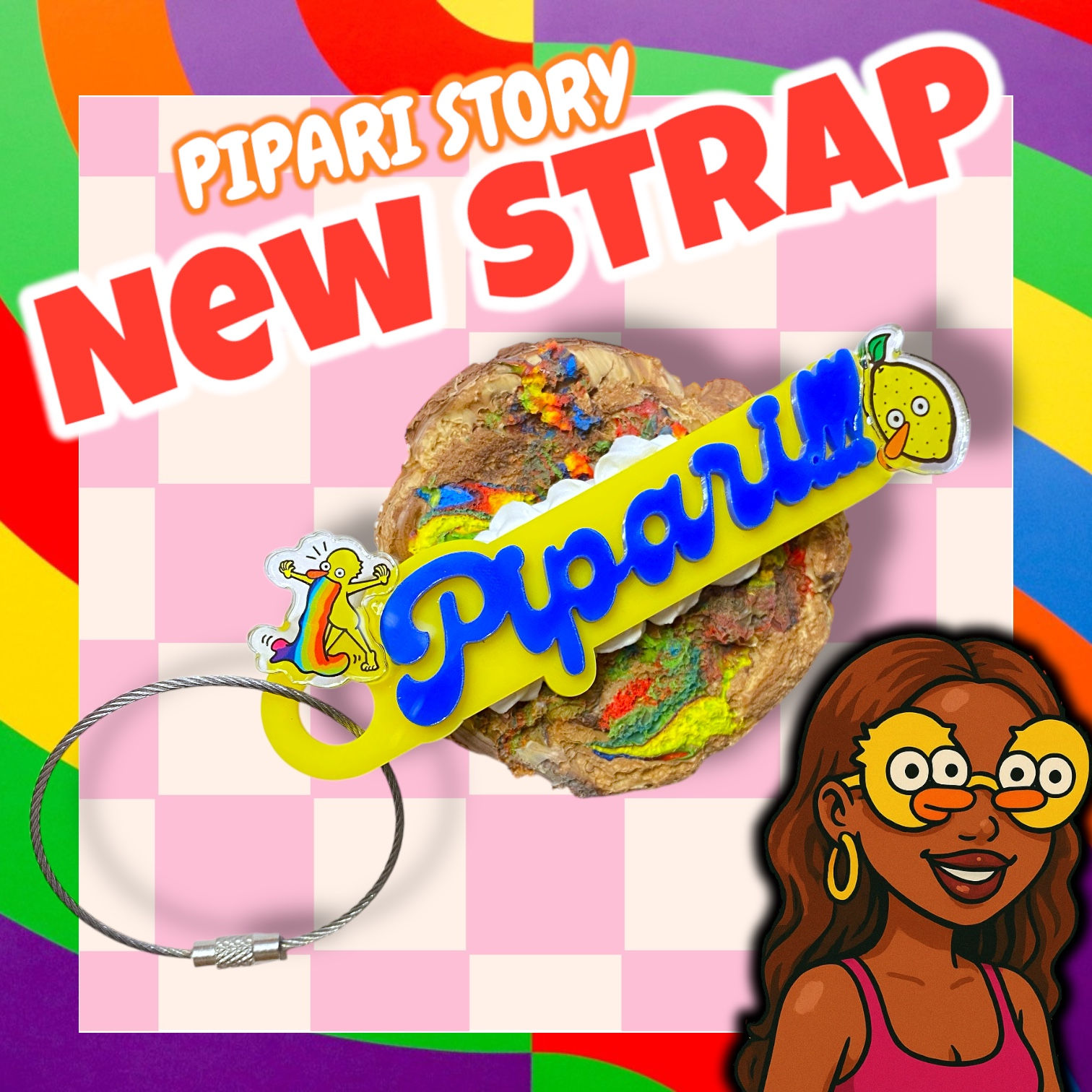 ☑︎レモンぴぱりクッキーキーホルダー💛🍪✨🍋激レア