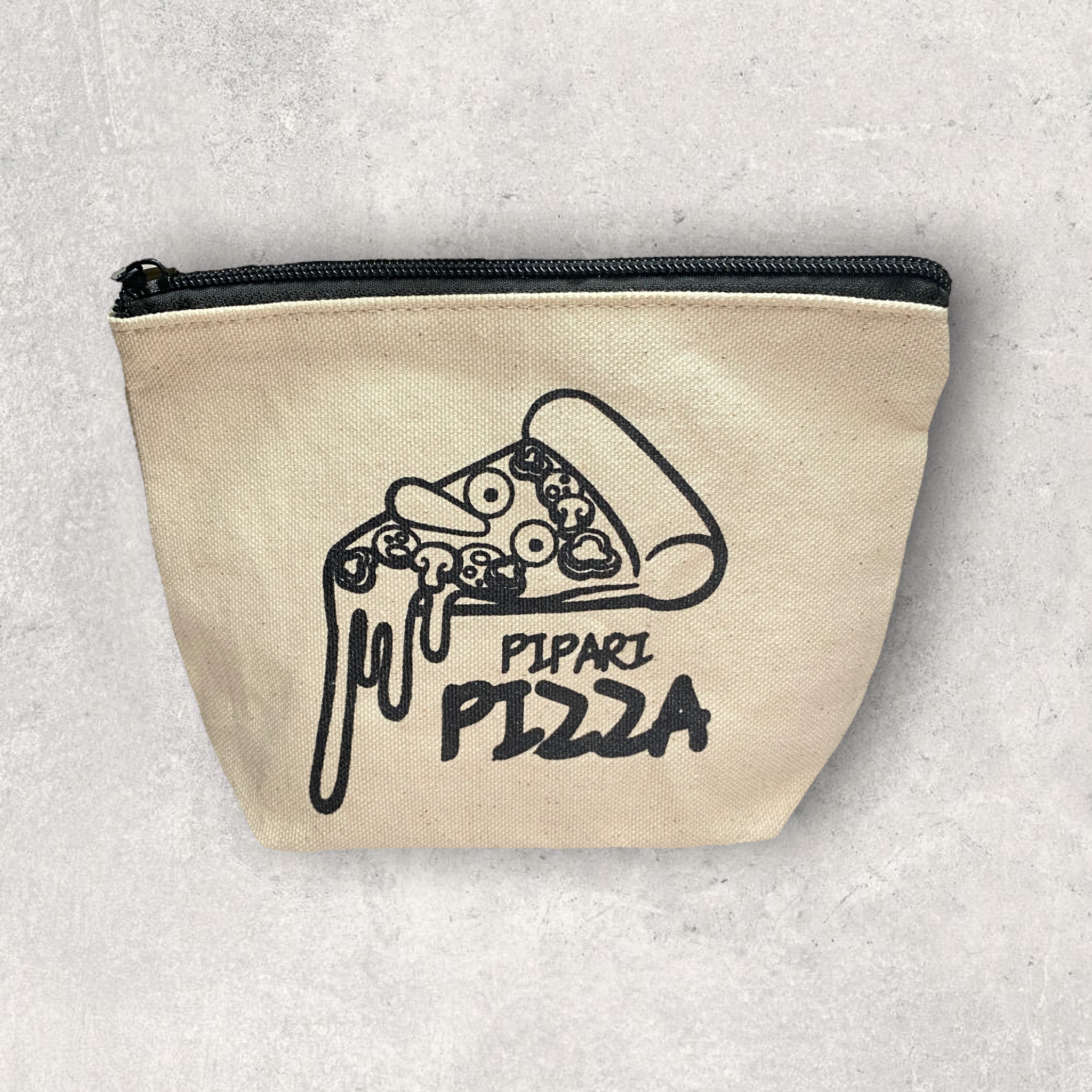 ☑︎︎【コットンポーチ】🍕ピザぴぱり！