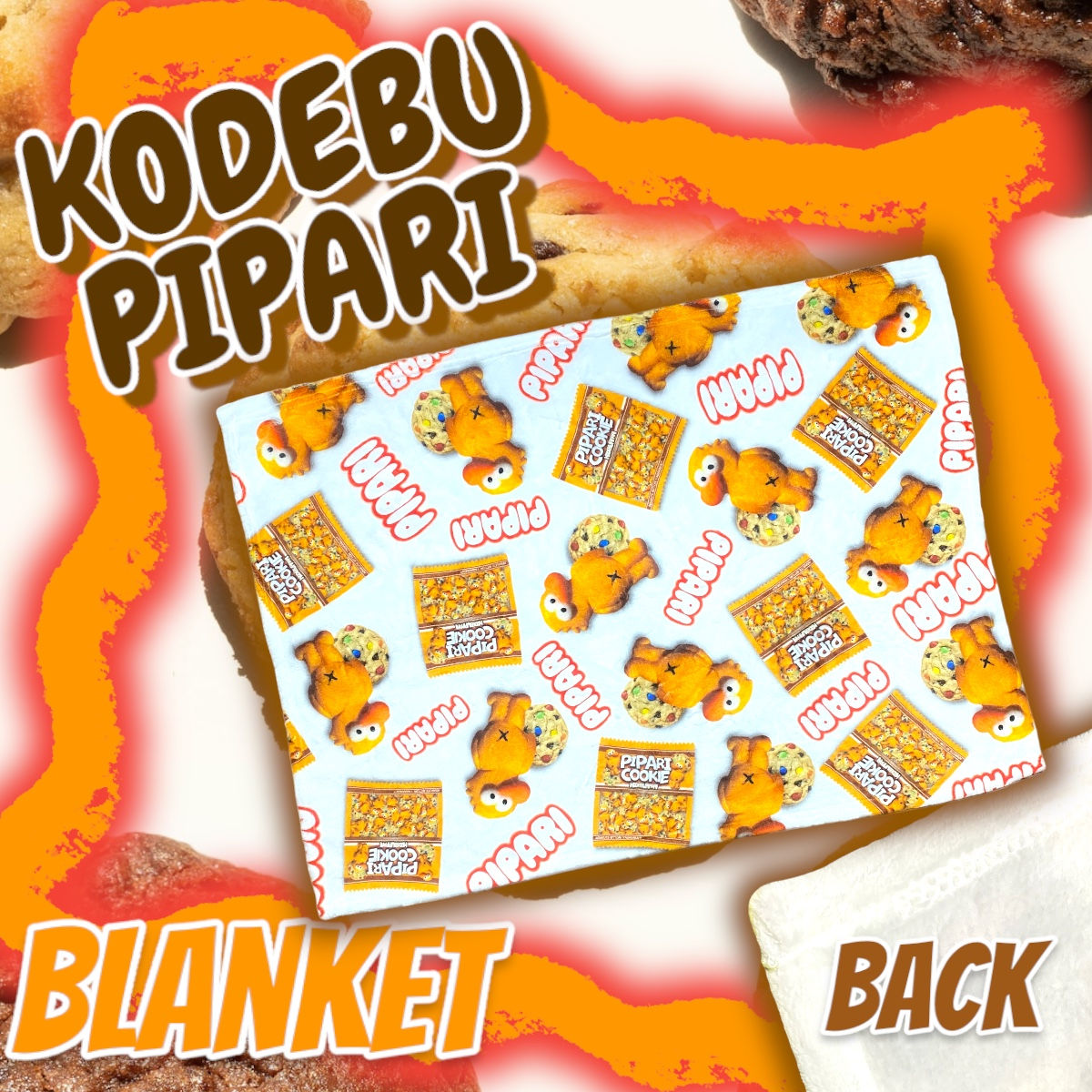 ☑︎ 小デブぴぱりブランケット🌈🧡🍪✨