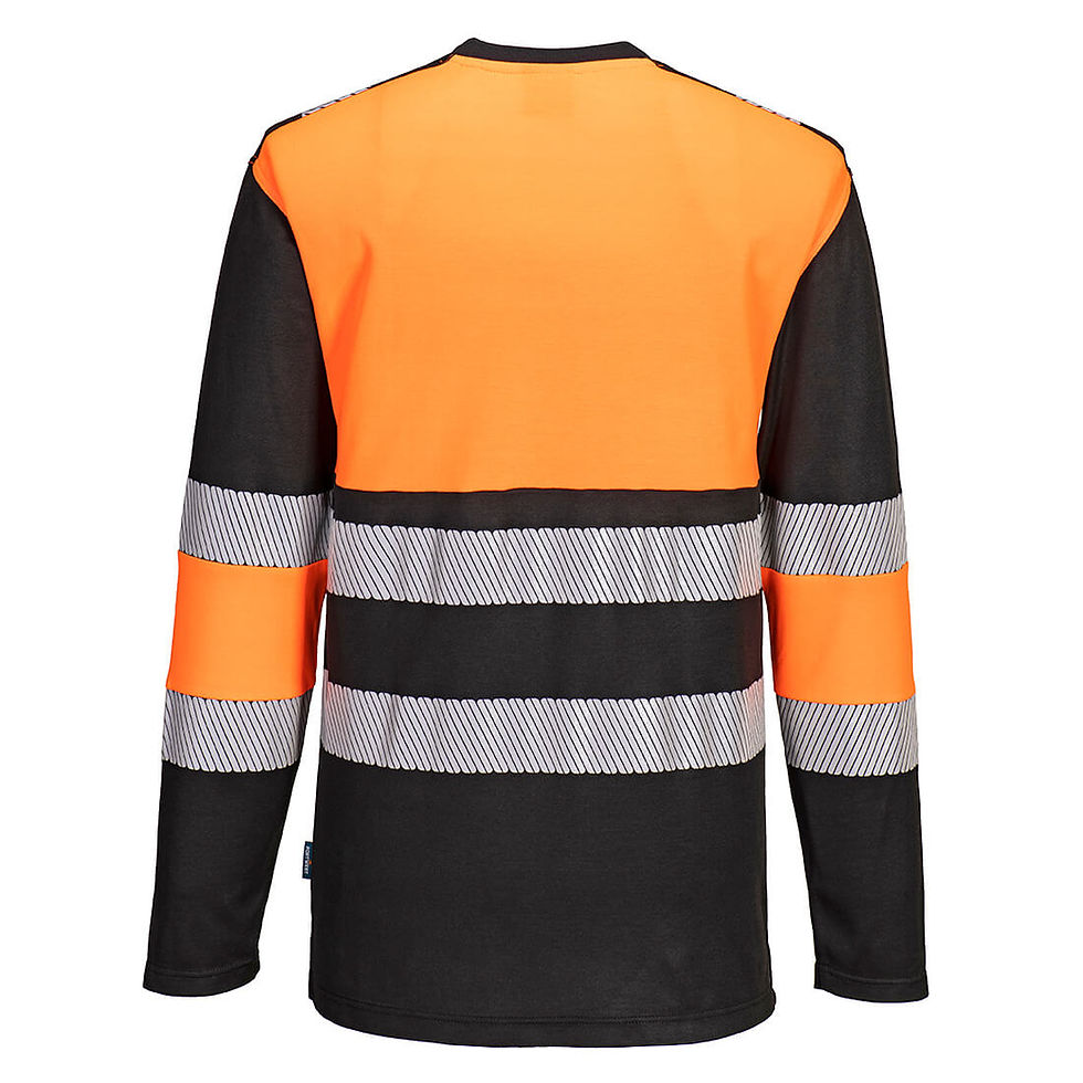 Thumbnail: PW3 Hi-Vis Cotton Comfort Class 1 T-Shirt L/S - PW312