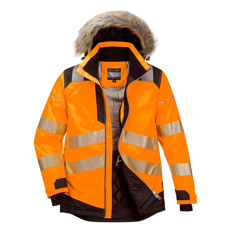 PW3 Hi-Vis Winter Parka Jacket - PW369