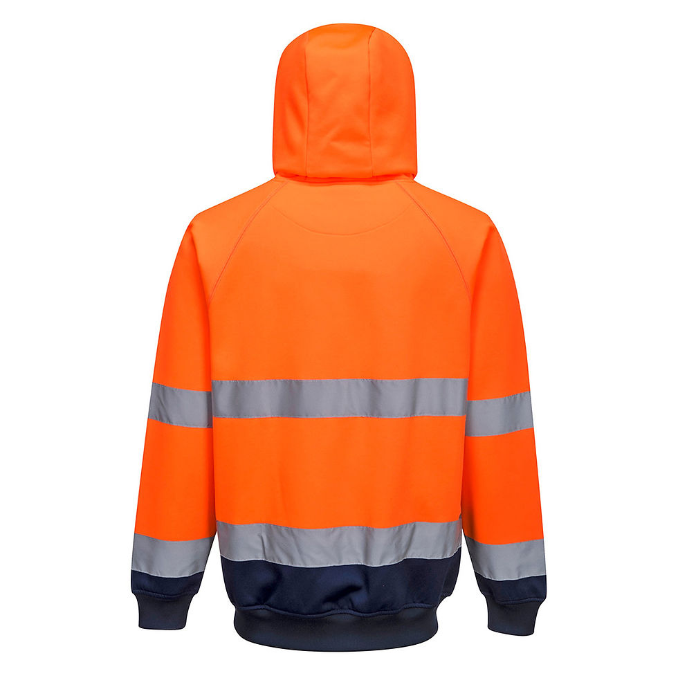 Thumbnail: Hi-Vis Contrast Hoodie - B316