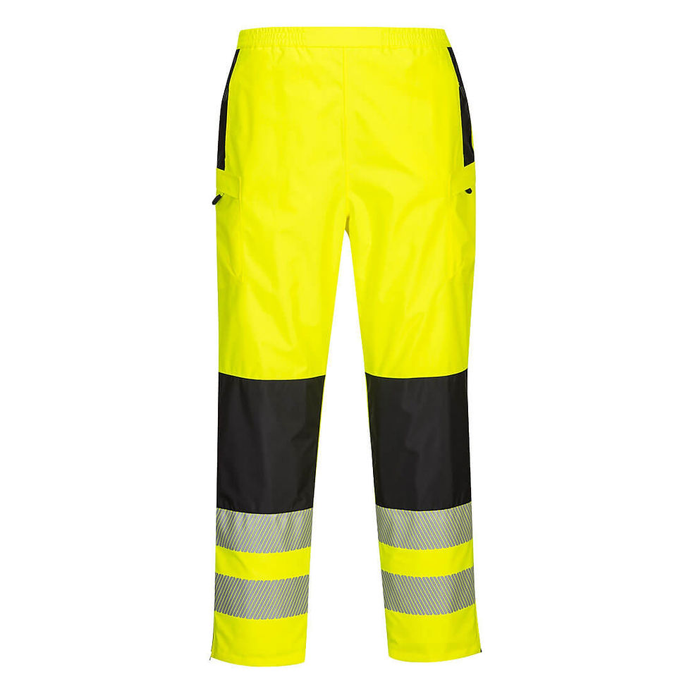 Thumbnail: PW3 Hi-Vis Women's Rain Trousers - PW386