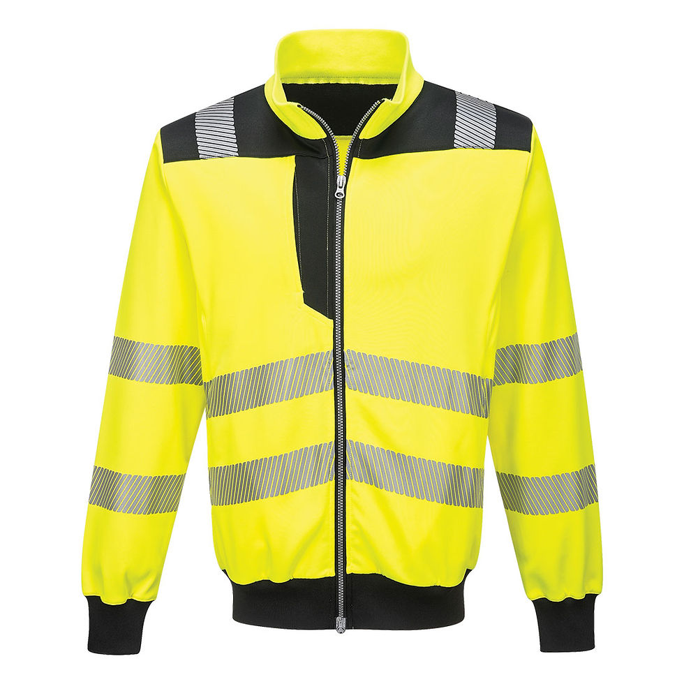 Thumbnail: PW3 Hi-Vis Zip Sweatshirt - PW370