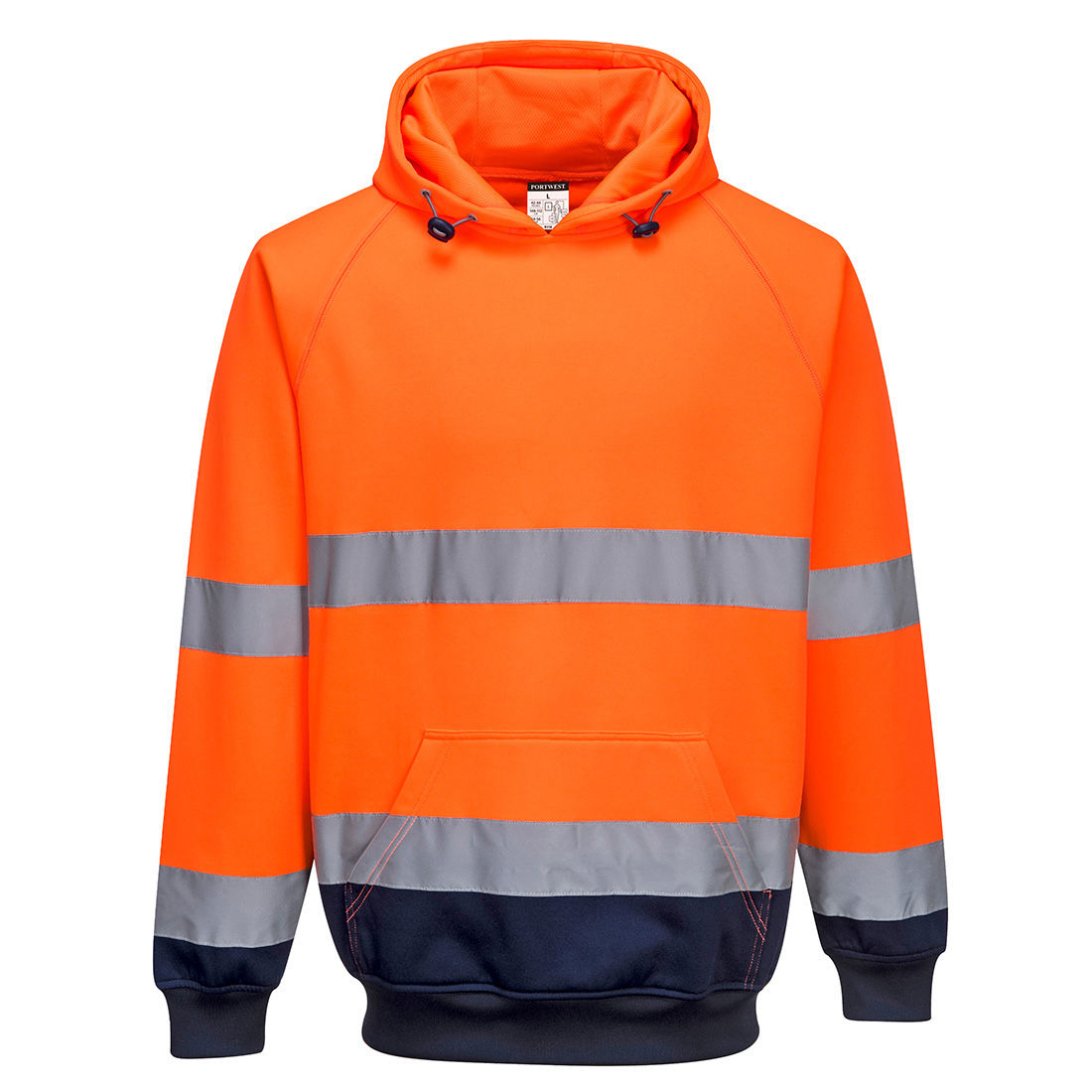 Hi-Vis Contrast Hoodie - B316