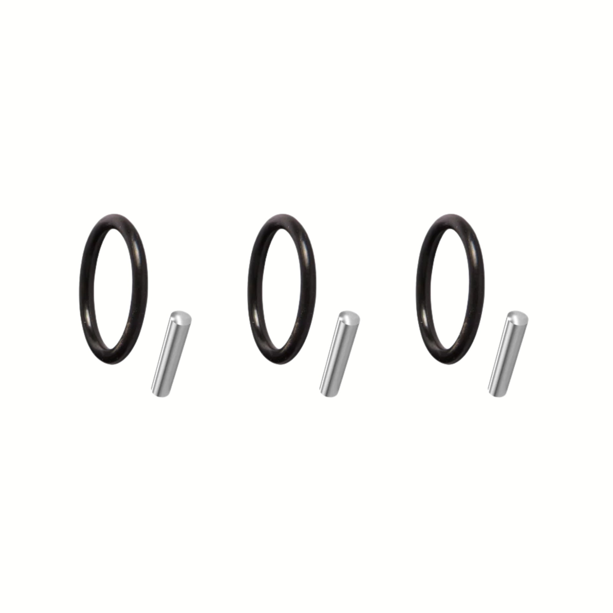 3x Retaining Pin & Rubber O-Ring for 1/2" Drive 21mm Impact Socket