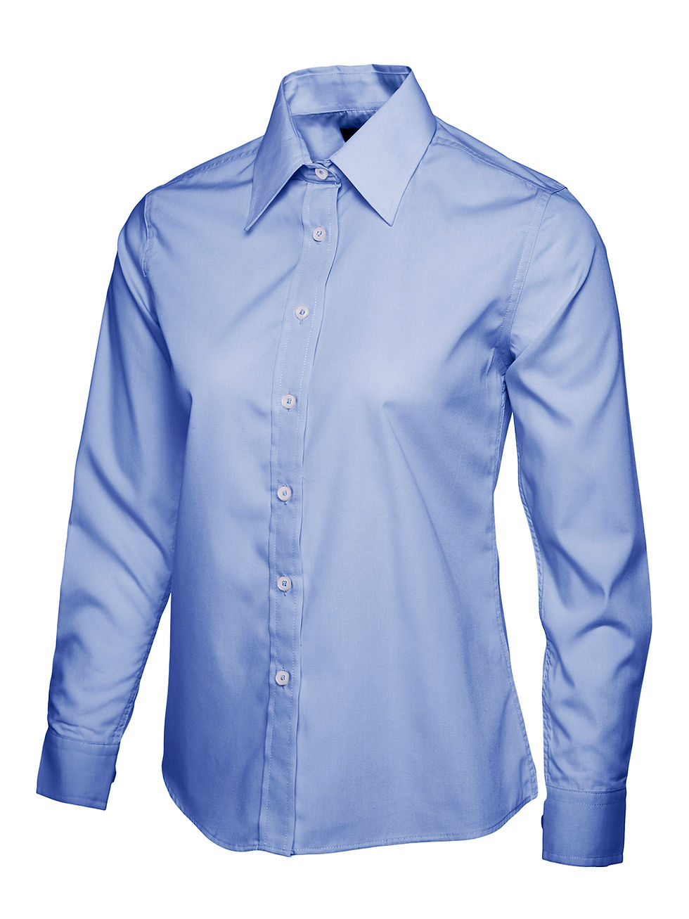 Thumbnail: Ladies Poplin Full Sleeve Shirt - UC711