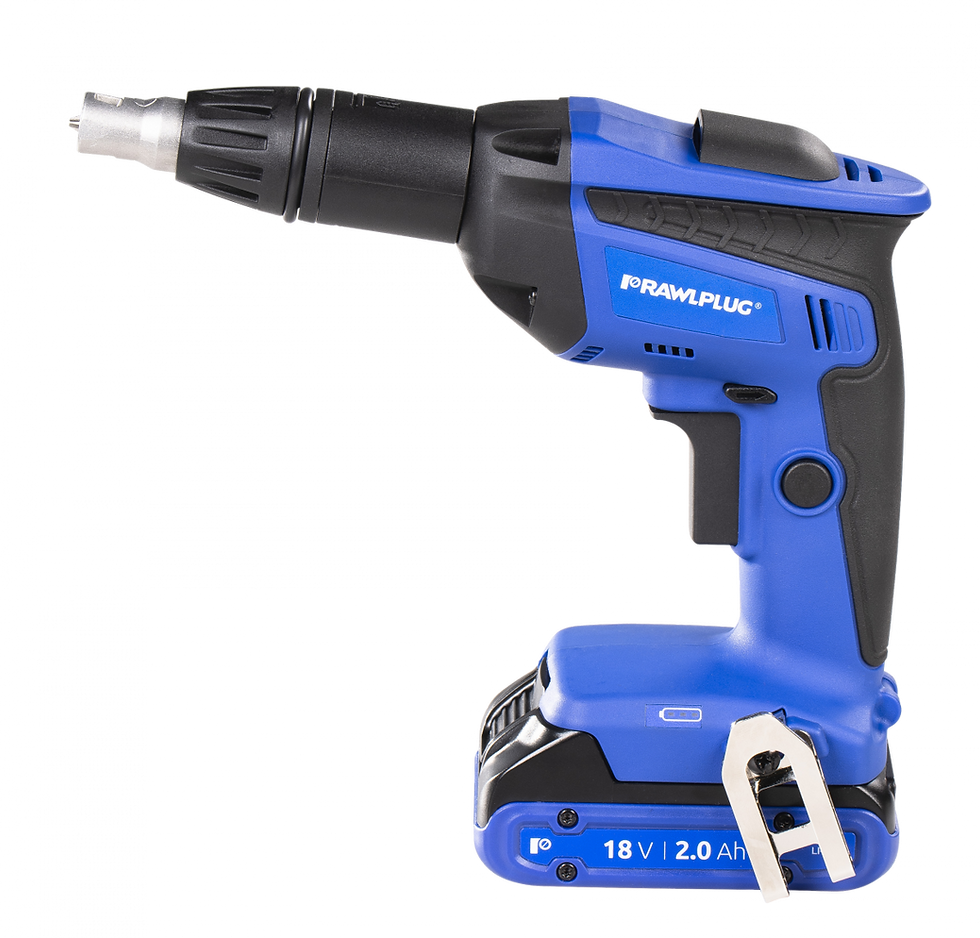 Thumbnail: Rawlplug Impact Drywall Driver R-PDS18-M2A Cordless 18V 210Nm, set
