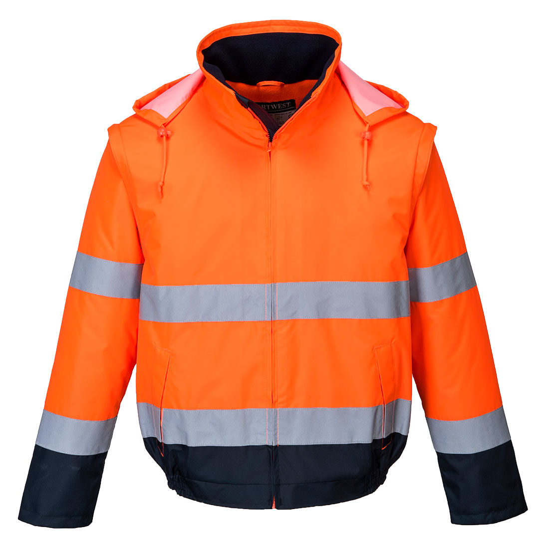 Hi-Vis 2-in-1 Contrast Essential Lite Bomber - C464