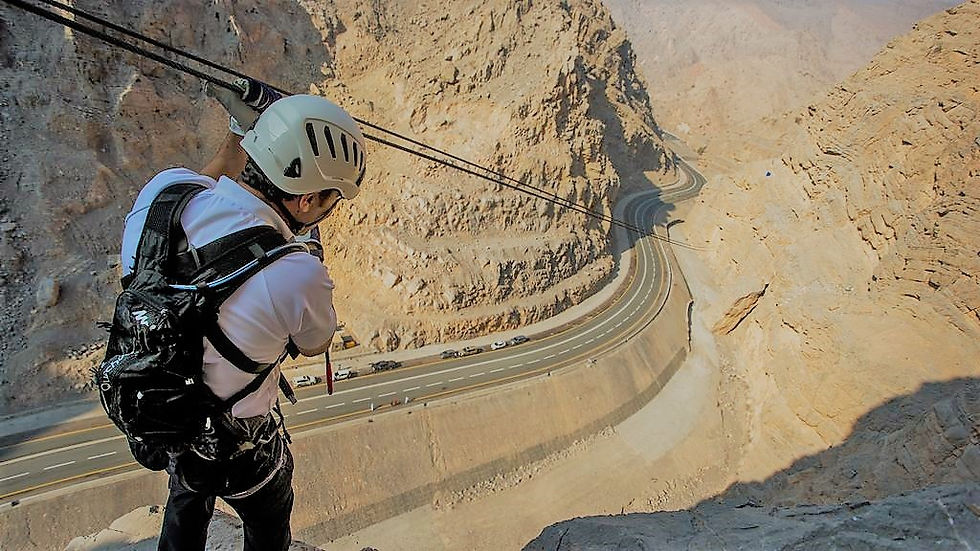 World's longest zip line opens to the public in Ras Al Khaimah