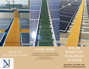 MAINTENANCE-FREE FRP ROOFTOP WALKWAY SYSTEM