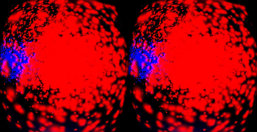 Nebula in outerspace as viewed in VR.