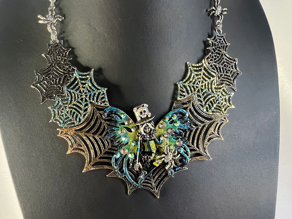 Kirks Folly - Avalon Steampunk Spiderella - Necklace