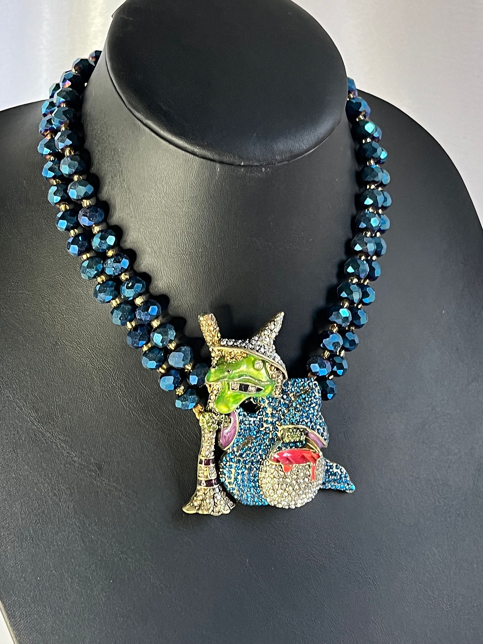 Heidi Daus Wicked Witch Crystal Bead Necklace