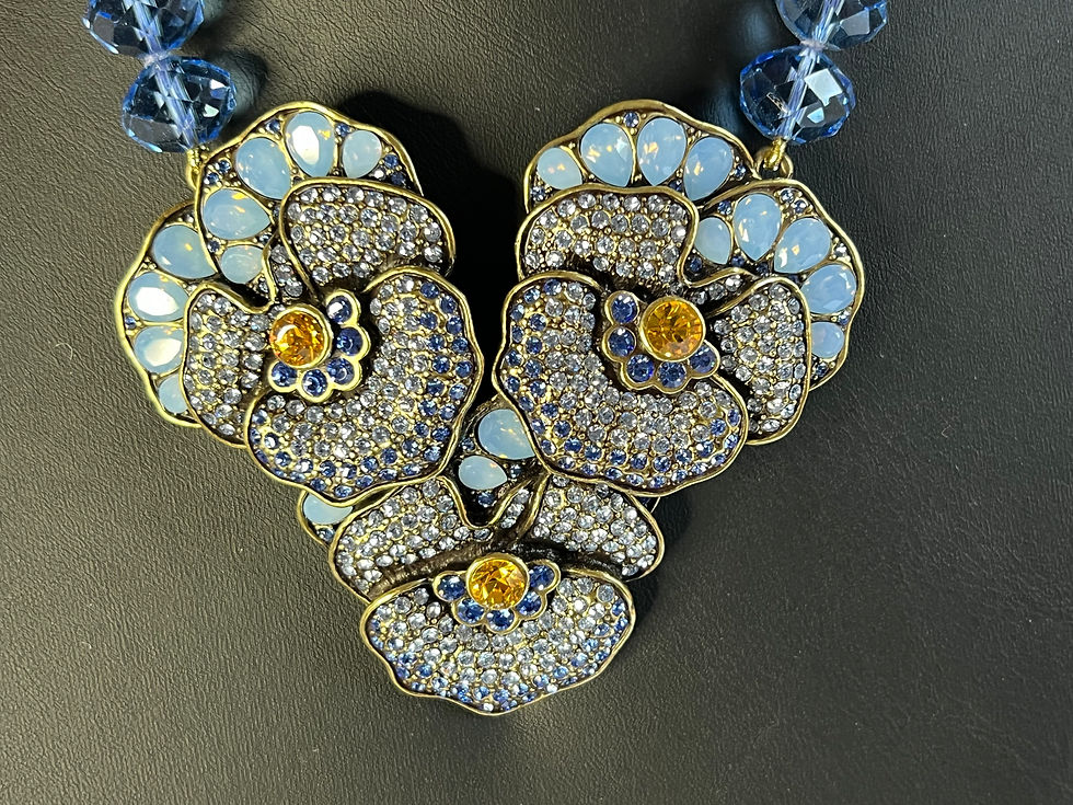 Heidi Daus "Pleasing Pansy" Necklace