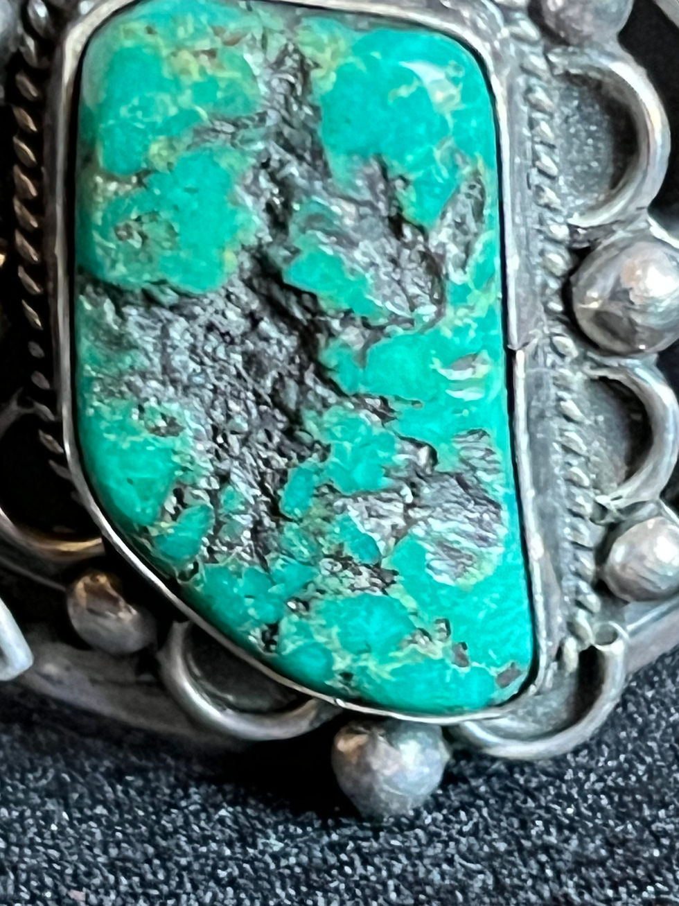 Raw Turquoise close up image