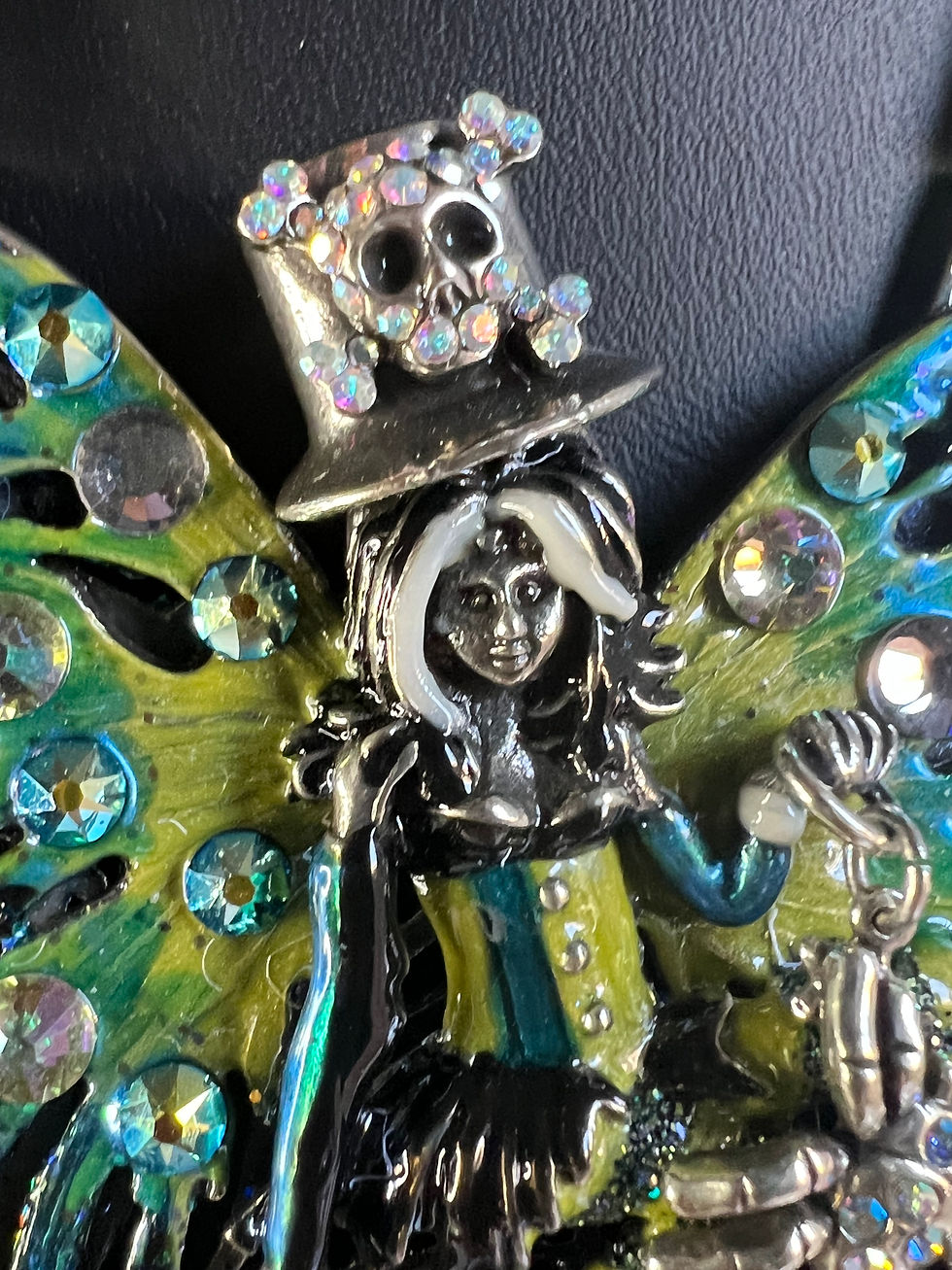 Thumbnail: Kirks Folly - Avalon Steampunk Spiderella - Necklace