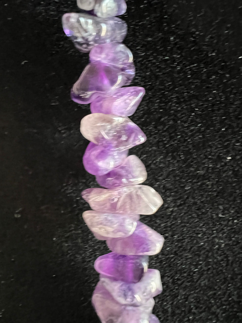 Thumbnail: Amethyst Chip Necklace / 32"