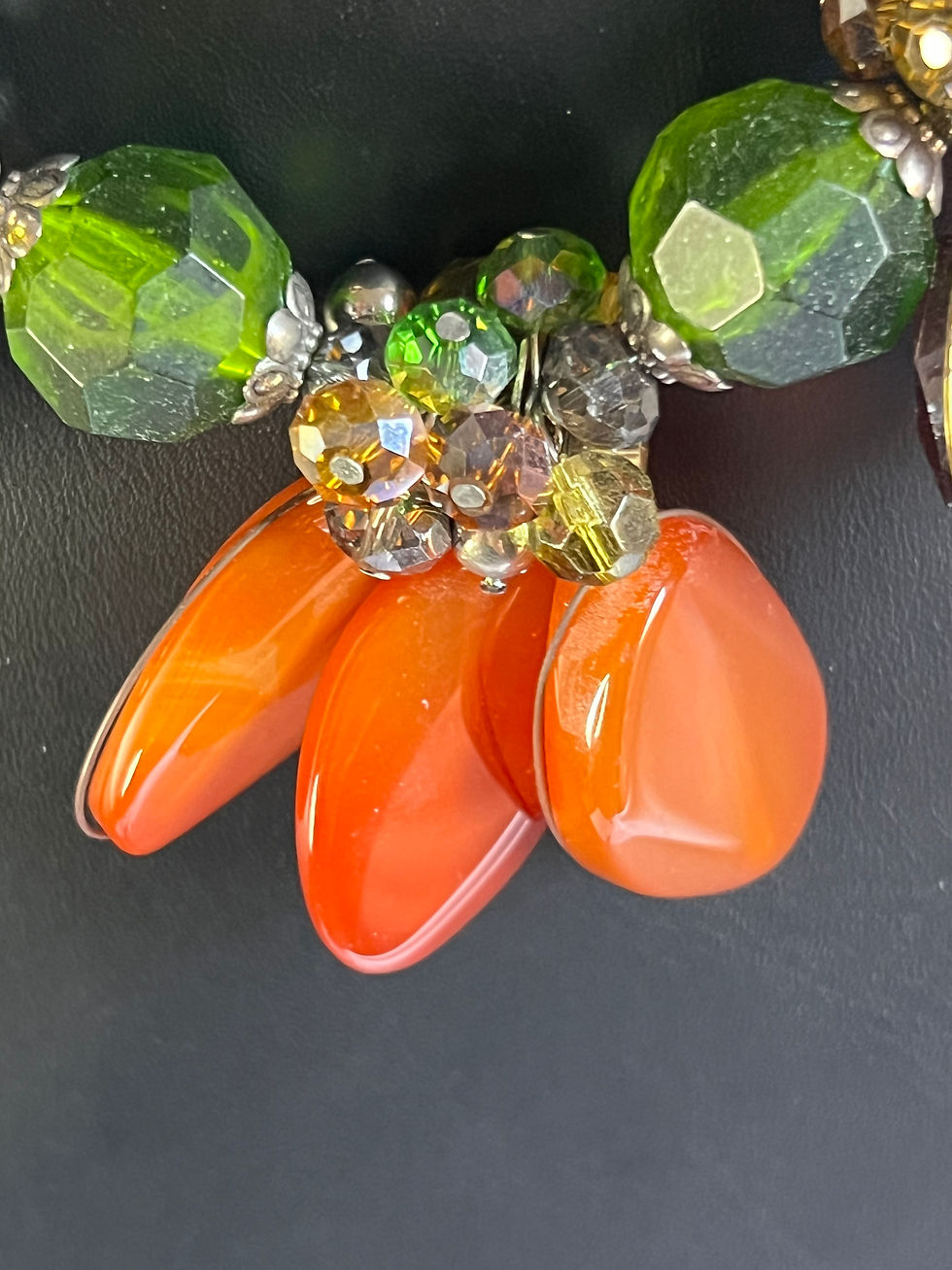 Artisan Beaded Necklace of Unknown Origin 16"